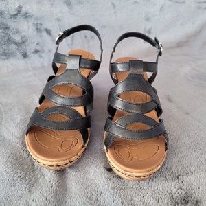 BOC Black Women’s Strappy Slingback Sandals